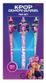 K-pop Demon Hunters set pier s klipom, 3 ks DPL6