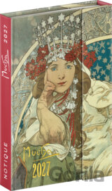 NOTIQUE Týždenný magnetický diár Alphonse Mucha 2027
