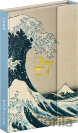 NOTIQUE Týždenný magnetický diár Katsushika Hokusai 2027