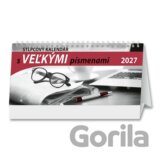Stolový stĺpcový kalendár s veľkými písmenami 2027