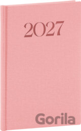 NOTIQUE Týždenný diár Biella 2027 (ružový)
