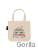 Bookworm mini tote bag