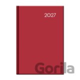 Týždenný diár FALCON 2027 - červený
