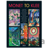 Nástenný kalendár Monet to Klee 2027