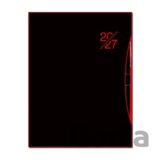 Týždenný diár SMART 2027 - red