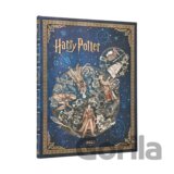 Paperblanks - 12-mesačný týždenný diár Legends of Hogwarts Diary 2027
