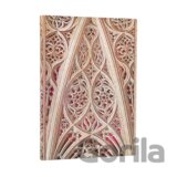 Paperblanks - 12-mesačný týždenný diár Vault of the Milan Cathedral (Burgundy) 2027