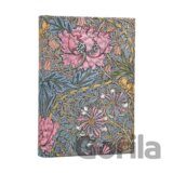 Paperblanks - 12-mesačný týždenný diár Morris Pink Honeysuckle 2027