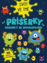 Příšerky - Hádanky se samolepkami - svítí ve tmě