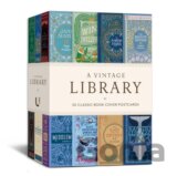 Vintage Library: 50 Classic Book Cover Postcards