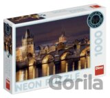 Puzzle 1000 Noční Karlův most neon