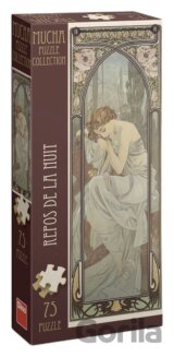 Puzzle 75 Alfons Mucha Odpočinek noci