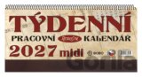 Pracovní kalendář 2027 RETRO MIDI - stolní kalendář