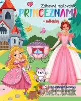 Zábavné maľovanie s princeznami + nálepky a farbičky