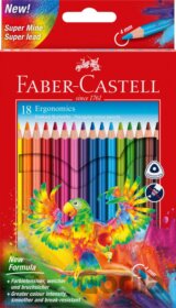 Pastelky TRIA s extra hrubou tuhou set 18 farebné