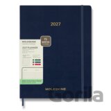 Moleskine – 15-mesačný vertikálny týždenný diár Essential 2027 (tmavomodrý)