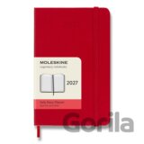 Moleskine – 12-mesačný denný diár 2027 (červený)
