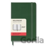 Moleskine – 12-mesačný denný diár 2027 (tmavozelený)