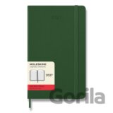 Moleskine – 12-mesačný denný diár 2027 (tmavozelený)