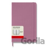 Moleskine – 12-mesačný denný diár Colored Patterned 2027 (ružový)