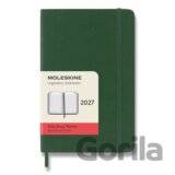 Moleskine – 12-mesačný denný diár 2027 (tmavozelený)