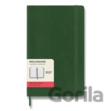 Moleskine – 12-mesačný denný diár 2027 (tmavozelený)