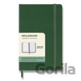 Moleskine – 12-mesačný týždenný plánovací diár 2027 (tmavozelený)