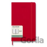 Moleskine – 12-mesačný týždenný plánovací diár 2027 (červený)