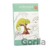 Puzzle 3D - Chameleon
