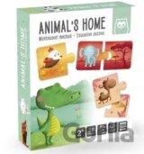Montessori puzzle ZVIERACÍ DOMOV