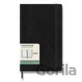 Moleskine – 12-mesačný týždenný plánovací diár 2027 (čierny)