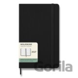 Moleskine – 12-mesačný týždenný horizontálny diár 2027 (čierny)