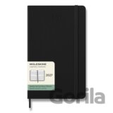 Moleskine – 12-mesačný týždenný vertikálny diár 2027 (čierny)