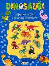 DINOSAUŘI- Kniha plná hrátek a aktivit s 3D samolepkami