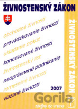 Živnostenský zákon 2007