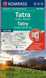 2130 Tatry- Vysoké, Belianske 1: 25 000 KOMPASS
