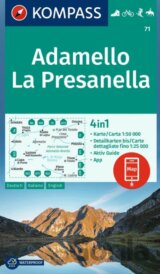71 Adamello La Presanella 1: 50 000 KOMPASS