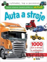 Maxi kniha samolepek a aktivit Auta a stroje