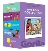 Raina Telgemeier Five Book Collection: Smile, Drama, Sisters, Ghosts, Guts