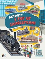 Aktivity s pop-up samolepkami Vlaky