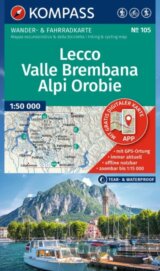 105 Lecco, Valle Brembana 1: 50 000