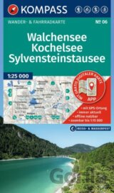 06 Walchensee, Kochelsee, Sylvensteinstausee 1: 25 000