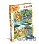Puzzle Medvídek Pú 2x60 dílků