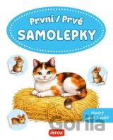 První / Prvé samolepky - Modrý sešit / Modrý zošit