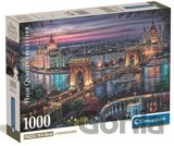 Puzzle Osvětlená Dunaj 1000 dílků