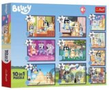 Puzzle Bluey Příběh Blueyho MEGA PACK 10v1