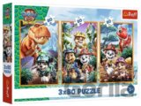 Puzzle Tlapková patrola Dinosauří film Hrdinové