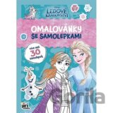 Omalovánky A4 se samolepkami: Ledové království