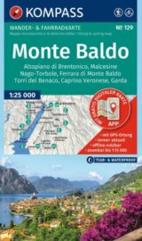 129 Monte Baldo, Malcesine, Nago-Torbole, Garda 1: 25 000