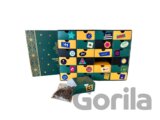 Kávový adventný kalendár z 3 slovenských pražiarní elegantný 24x40g